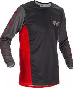 RACE WEAR Fly Racing K121 BMX Race Jersey-Red/Grey/Black