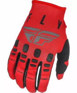 RACE WEAR Fly Racing K121 BMX Race Gloves-Red/Grey/Black