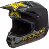 Fly Racing Kinetic Rockstar BMX Race Helmet-Matte Grey/Black/Yellow Helmets