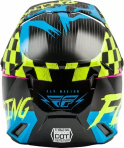 Fly Racing Kinetic Sketch BMX Race Helmet-Blue/Hi-Vis/Pink