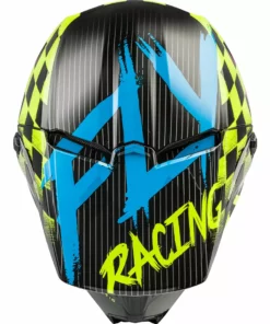 Fly Racing Kinetic Sketch BMX Race Helmet-Blue/Hi-Vis/Pink