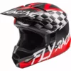 Helmets Fly Racing Kinetic Sketch BMX Race Helmet-Red/Black/Grey
