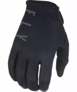 Fly Racing Lite BMX Race Gloves-Black/Grey