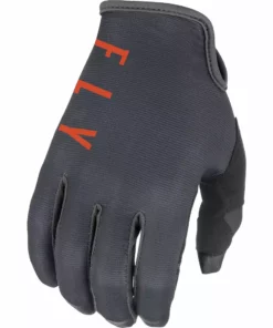 Fly Racing Lite BMX Race Gloves-Grey/Orange/Black