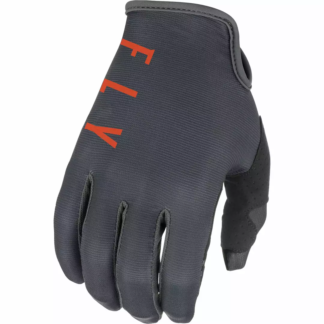 Fly Racing Lite BMX Race Gloves-Grey/Orange/Black 1 Fly Racing Lite BMX Race Gloves-Grey/Orange/Black