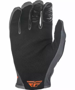 Fly Racing Lite BMX Race Gloves-Grey/Orange/Black