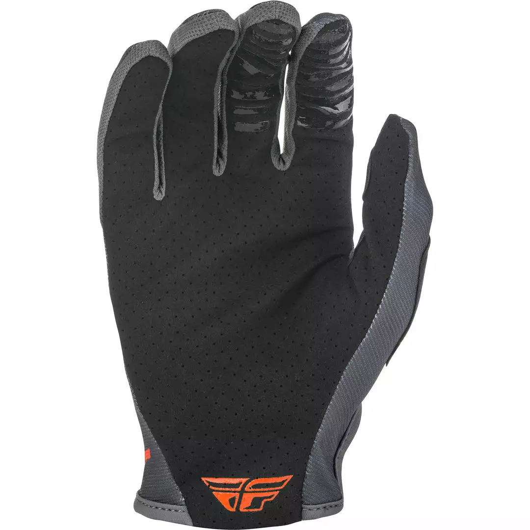 Fly Racing Lite BMX Race Gloves-Grey/Orange/Black 2 Fly Racing Lite BMX Race Gloves-Grey/Orange/Black