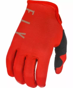 Fly Racing Lite BMX Race Gloves-Red/Khaki RACE WEAR