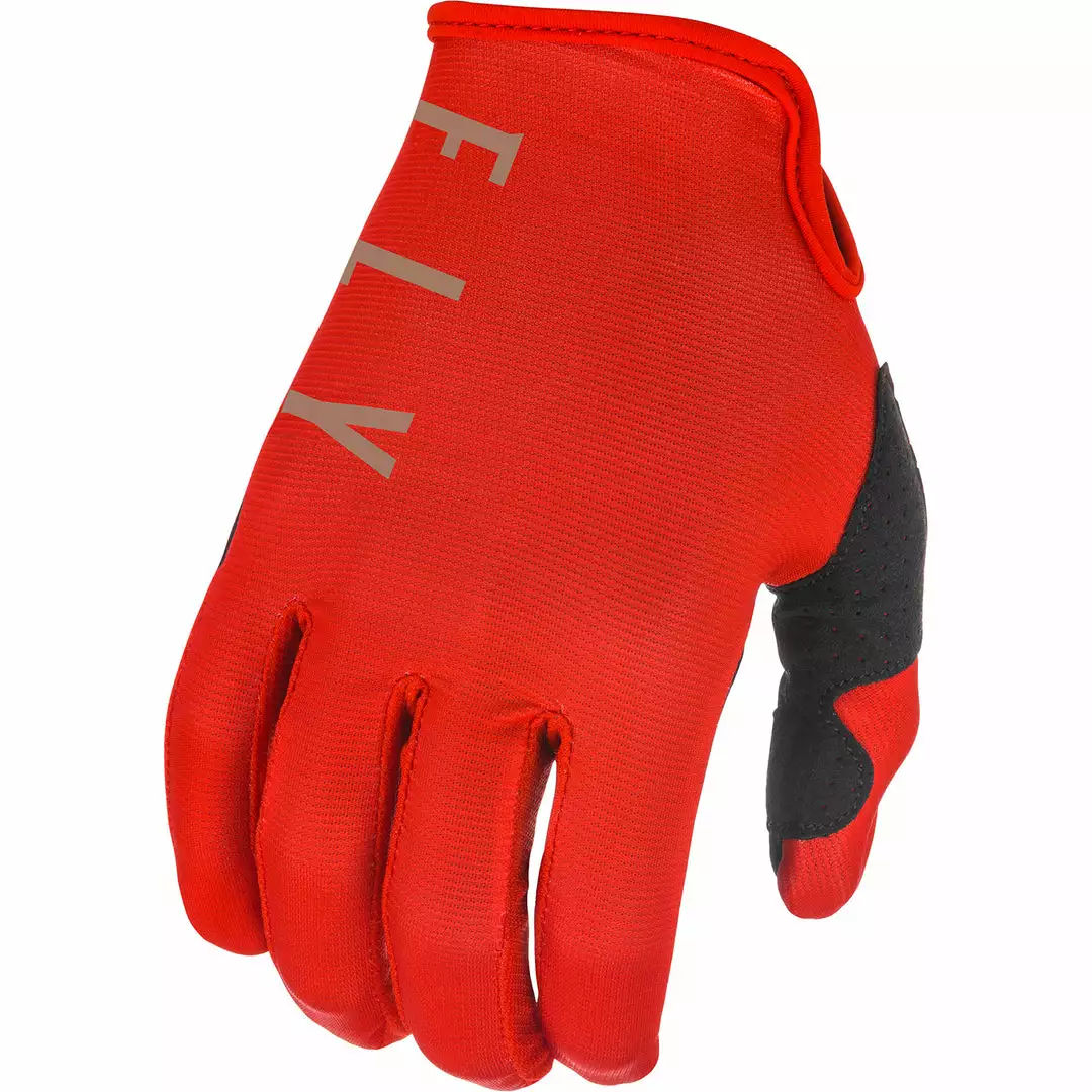 Fly Racing Lite BMX Race Gloves-Red/Khaki RACE WEAR 1 Fly Racing Lite BMX Race Gloves-Red/Khaki RACE WEAR