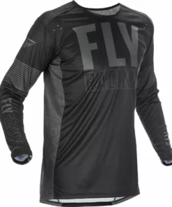 Fly Racing Lite BMX Race Jersey-Black/Grey RACE WEAR