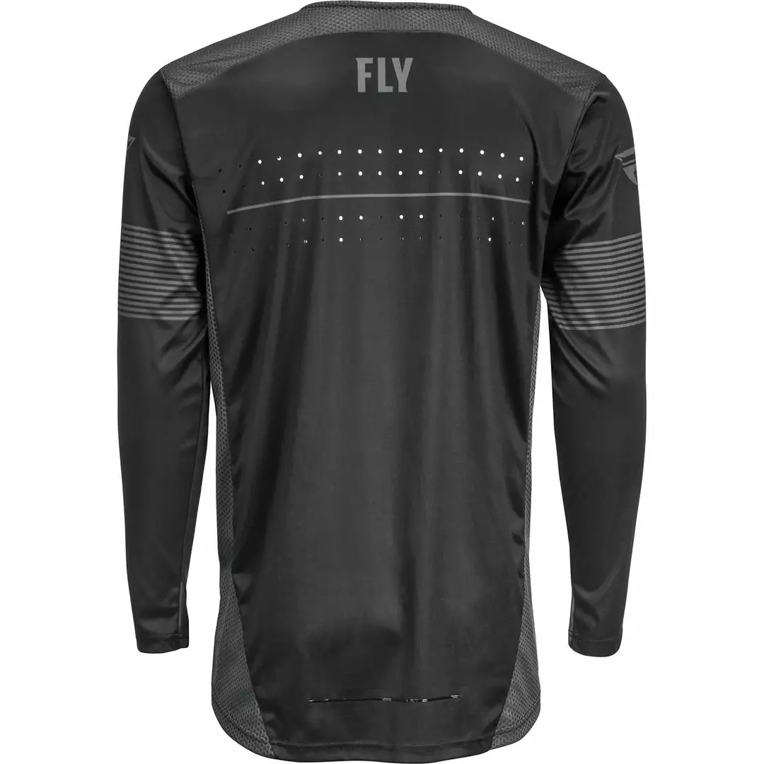 Fly Racing Lite BMX Race Jersey-Black/Grey RACE WEAR 2 Fly Racing Lite BMX Race Jersey-Black/Grey RACE WEAR
