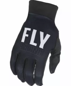 RACE WEAR Fly Racing Pro Lite BMX Race Gloves-Black/White