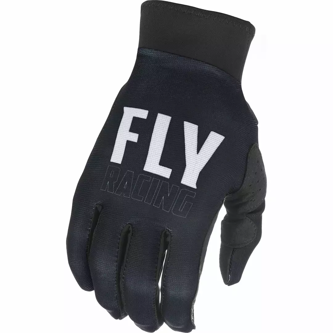 RACE WEAR Fly Racing Pro Lite BMX Race Gloves-Black/White 1 RACE WEAR Fly Racing Pro Lite BMX Race Gloves-Black/White