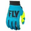 Fly Racing 2022 Pro Lite BMX Race Gloves-Blue/Hi-Vis RACE WEAR