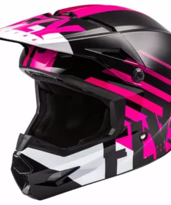 Helmets Fly Racing Kinetic Thrive Helmet-Pink/Black/White