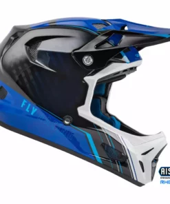 Helmets Fly Racing 2022 Werx-R BMX Race Helmet-Blue Carbon