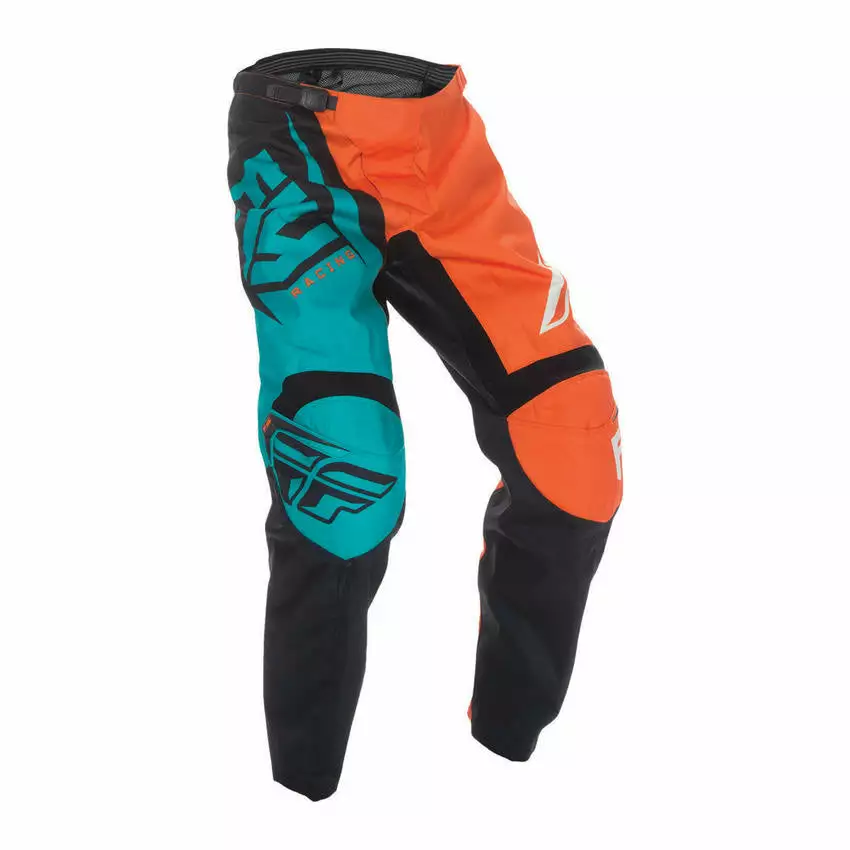 RACE WEAR Fly Racing 2017 F-16 Pants-Orange/Teal 1 RACE WEAR Fly Racing 2017 F-16 Pants-Orange/Teal