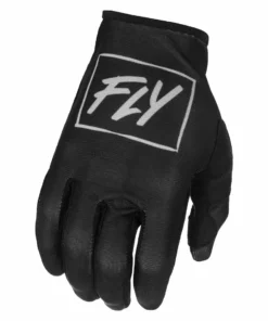 Fly Racing 2022 Lite BMX Race Gloves-Black/Grey