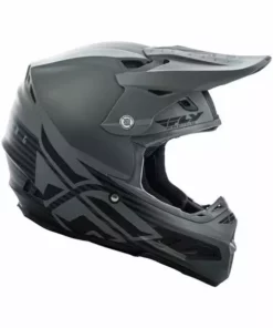 Fly Racing Carbon Mips Shield Helmet-Black/Grey-Adult X-Large PROTECTIVE GEAR