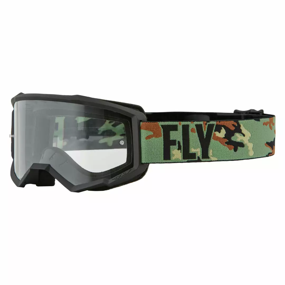 Fly Racing 2022 Focus Goggles-Green Camo/Black W/Clear Lens PROTECTIVE GEAR 1 Fly Racing 2022 Focus Goggles-Green Camo/Black W/Clear Lens PROTECTIVE GEAR