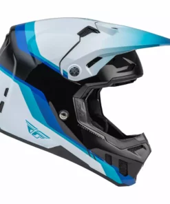 Helmets Fly Racing 2022 Formula CC Driver BMX Race Helmet-Black/Blue/White