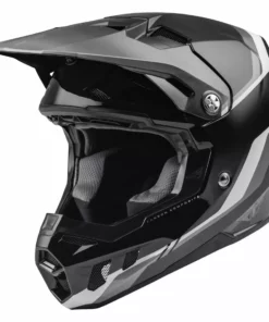 Fly Racing 2022 Formula CC Driver BMX Race Helmet-Black/Charcoal/White Helmets