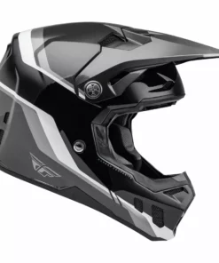 Fly Racing 2022 Formula CC Driver BMX Race Helmet-Black/Charcoal/White Helmets