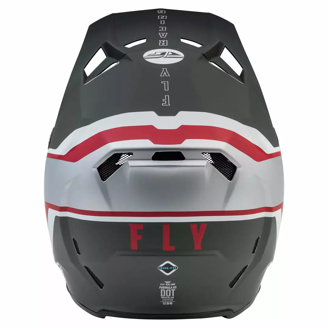 Helmets Fly Racing 2022 Formula CC Driver BMX Race Helmet-Matte Silver/Red/White 3 Helmets Fly Racing 2022 Formula CC Driver BMX Race Helmet-Matte Silver/Red/White