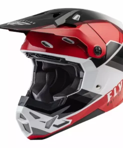 Fly Racing 2022 Formula CP Rush BMX Race Helmet-Black/Red/White Helmets