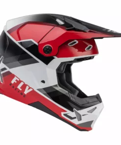 Fly Racing 2022 Formula CP Rush BMX Race Helmet-Black/Red/White Helmets