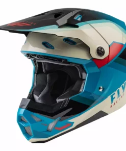 Helmets Fly Racing 2022 Formula CP Rush BMX Race Helmet-Black/Stone/Dark Teal