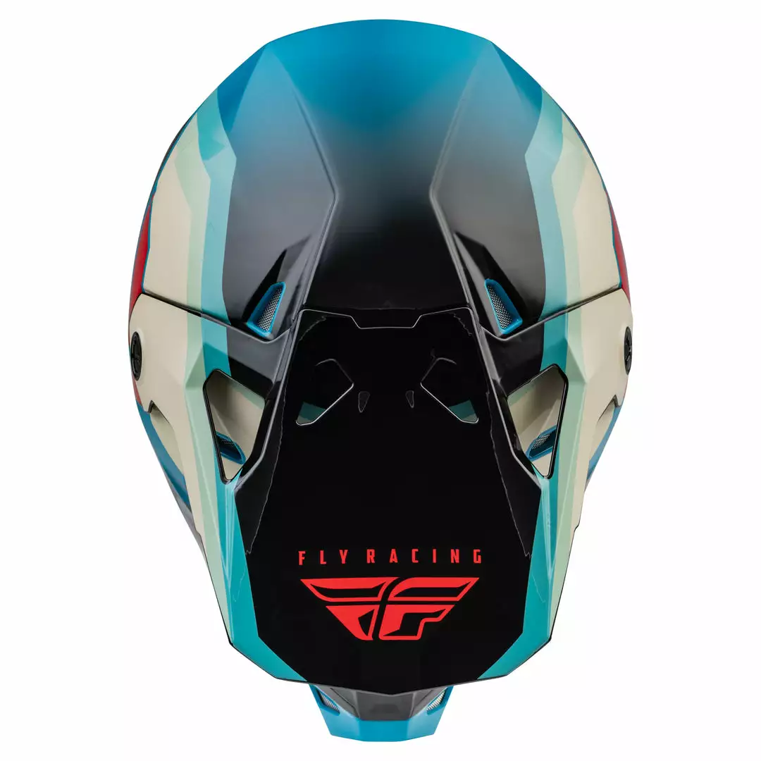 Helmets Fly Racing 2022 Formula CP Rush BMX Race Helmet-Black/Stone/Dark Teal 4 Helmets Fly Racing 2022 Formula CP Rush BMX Race Helmet-Black/Stone/Dark Teal