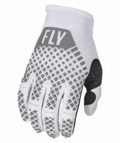 Fly Racing 2022 Kinetic BMX Race Gloves-White RACE WEAR
