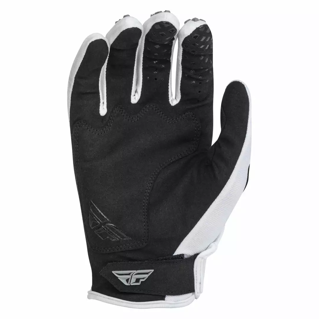 Fly Racing 2022 Kinetic BMX Race Gloves-White RACE WEAR 2 Fly Racing 2022 Kinetic BMX Race Gloves-White RACE WEAR