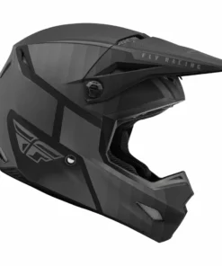 Fly Racing 2022 Kinetic Drift BMX Race Helmet-Matte Black/Charcoal Helmets