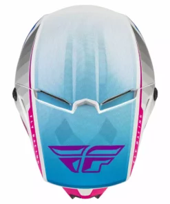 Helmets Fly Racing 2022 Kinetic Drift BMX Race Helmet-Pink/White/Blue