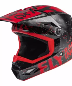 Fly Racing 2022 Kinetic Scan BMX Race Helmet-Black/Red