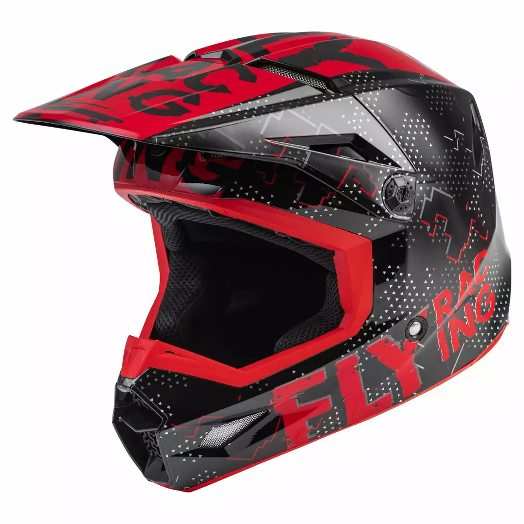Fly Racing 2022 Kinetic Scan BMX Race Helmet-Black/Red 1 Fly Racing 2022 Kinetic Scan BMX Race Helmet-Black/Red