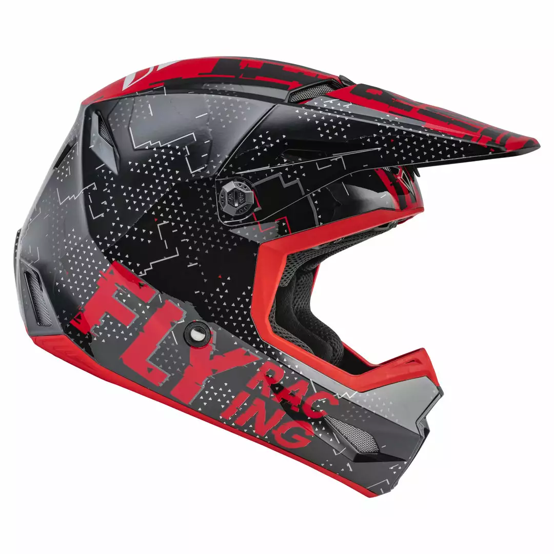 Fly Racing 2022 Kinetic Scan BMX Race Helmet-Black/Red 2 Fly Racing 2022 Kinetic Scan BMX Race Helmet-Black/Red