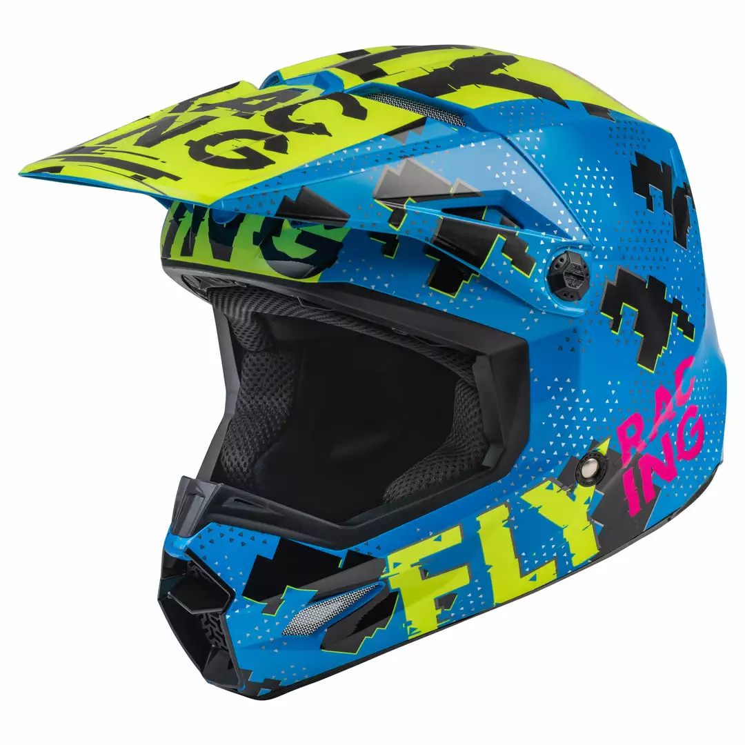 Helmets Fly Racing 2022 Kinetic Scan BMX Race Helmet-Blue/Hi-Vis/Pink 1 Helmets Fly Racing 2022 Kinetic Scan BMX Race Helmet-Blue/Hi-Vis/Pink
