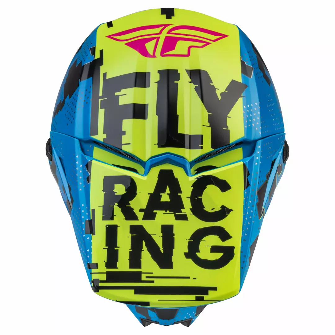 Helmets Fly Racing 2022 Kinetic Scan BMX Race Helmet-Blue/Hi-Vis/Pink 4 Helmets Fly Racing 2022 Kinetic Scan BMX Race Helmet-Blue/Hi-Vis/Pink