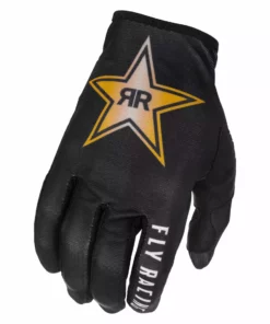 RACE WEAR Fly Racing 2022 Lite Rockstar BMX Race Gloves-Black/Gold