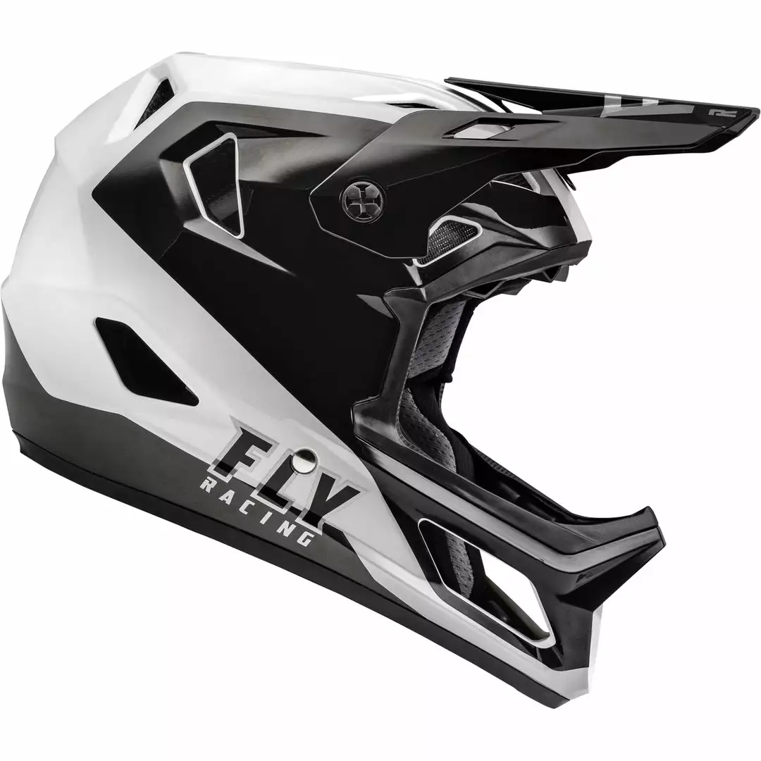 Fly Racing Rayce BMX Race Helmet-Black/White Helmets 2 Fly Racing Rayce BMX Race Helmet-Black/White Helmets