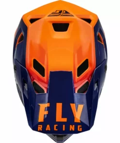 Fly Racing Rayce BMX Race Helmet-Navy/Orange/Red Helmets