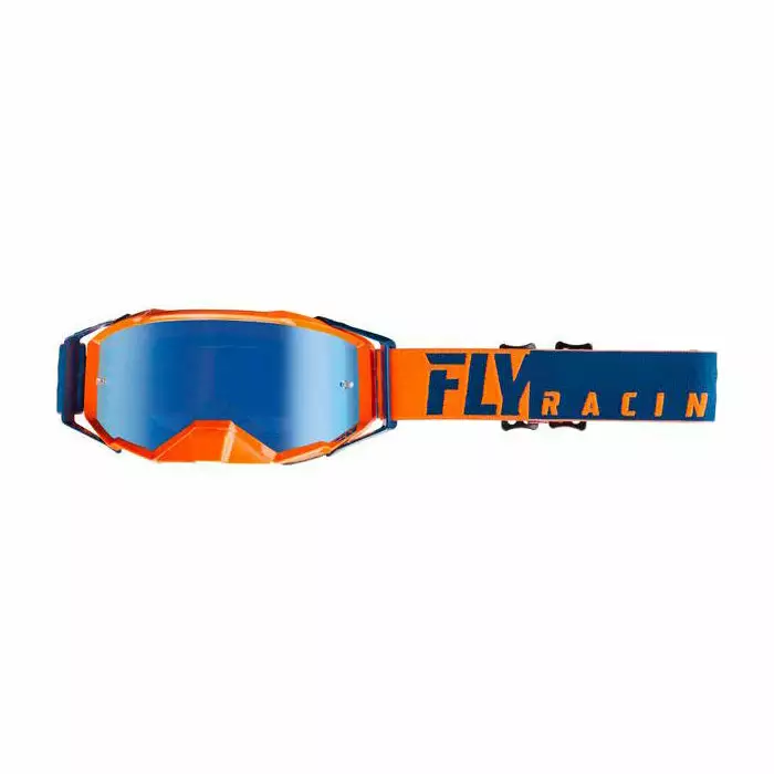Fly Racing 2019 Zone Pro Goggles-Orange/Blue/Blue Mirror PROTECTIVE GEAR 1 Fly Racing 2019 Zone Pro Goggles-Orange/Blue/Blue Mirror PROTECTIVE GEAR