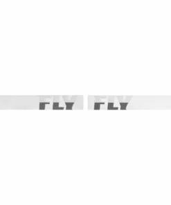 Fly Racing 2022 Zone Pro Goggles-White/Grey W/Silver Mirror/Smoke Lens PROTECTIVE GEAR