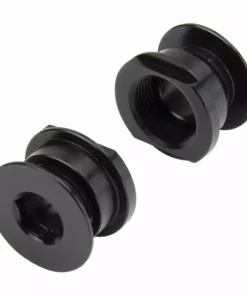 IKON BMX Threaded Fork Adapters-20mm To 10mm-Black