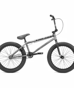 Kink Curb 20"TT BMX Freestyle Bike-Matte Brushed Silver