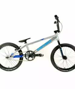 Meybo Clipper Pro BMX Race Bike-Grey/Blue/Cyan