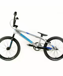 Meybo Clipper Pro BMX Race Bike-Grey/Blue/Cyan